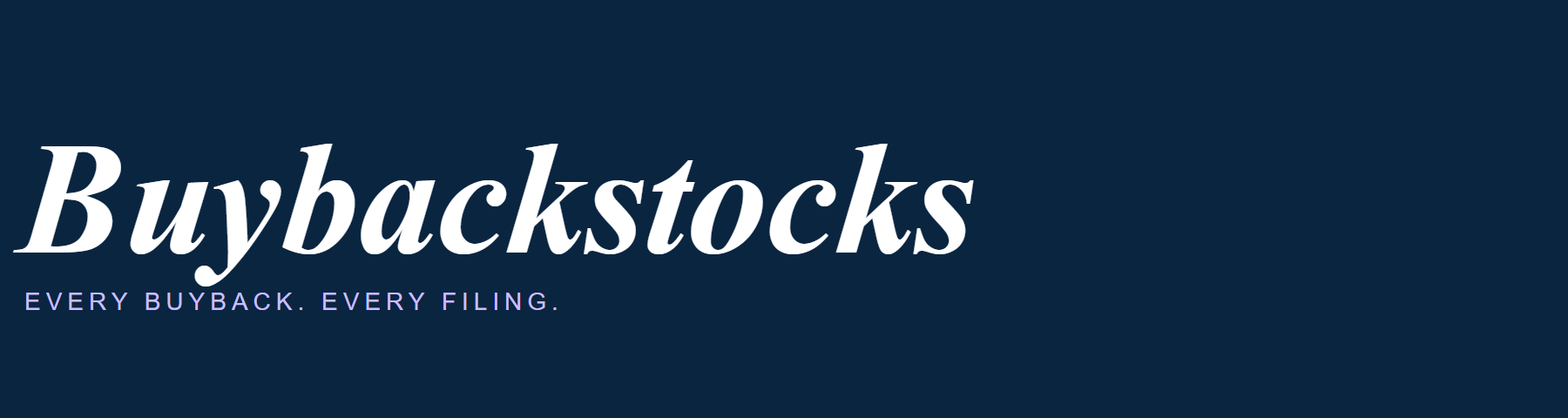 BuybackStocks